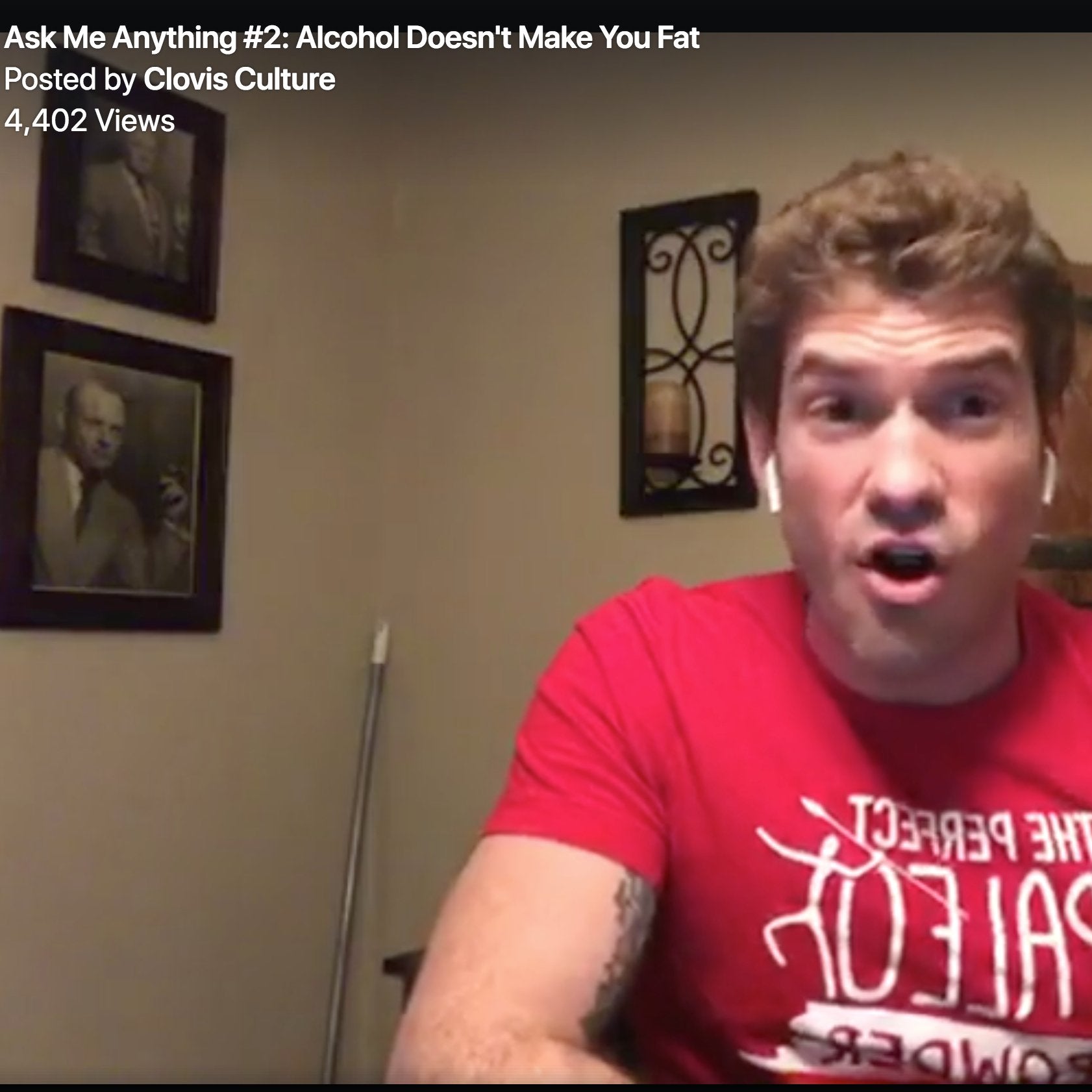 Alcohol Doesn't Make You Fat- Live AMA #2 - Clovis