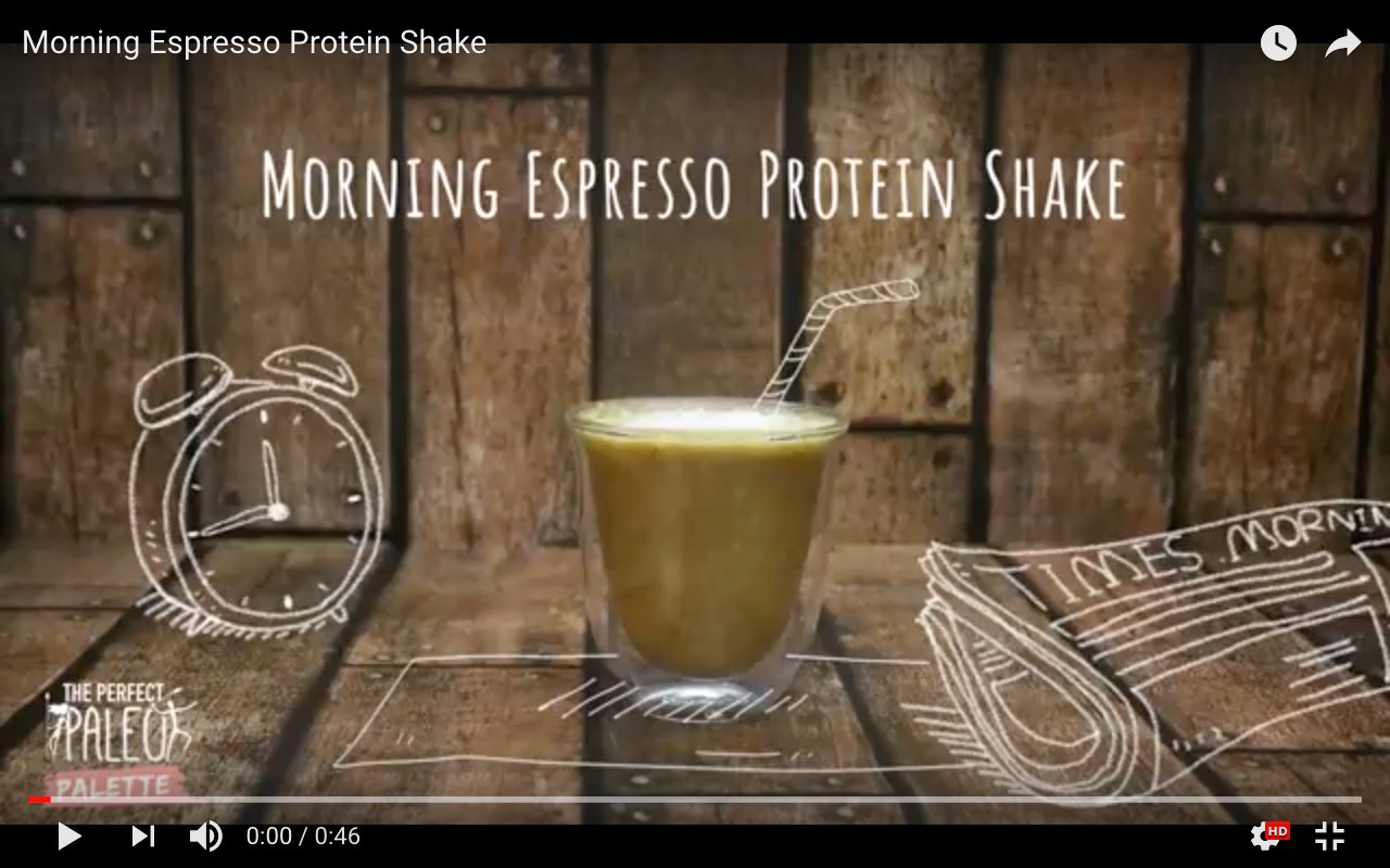 Keto Recipe - Morning Espresso Protein Shake - Paleo Powder Espresso - Clovis