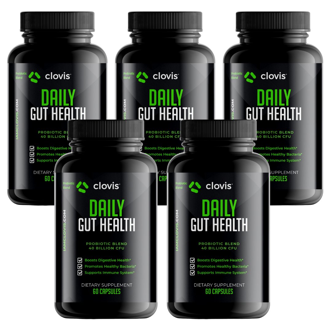 5 Bottles - Daily Gut Health - Clovis